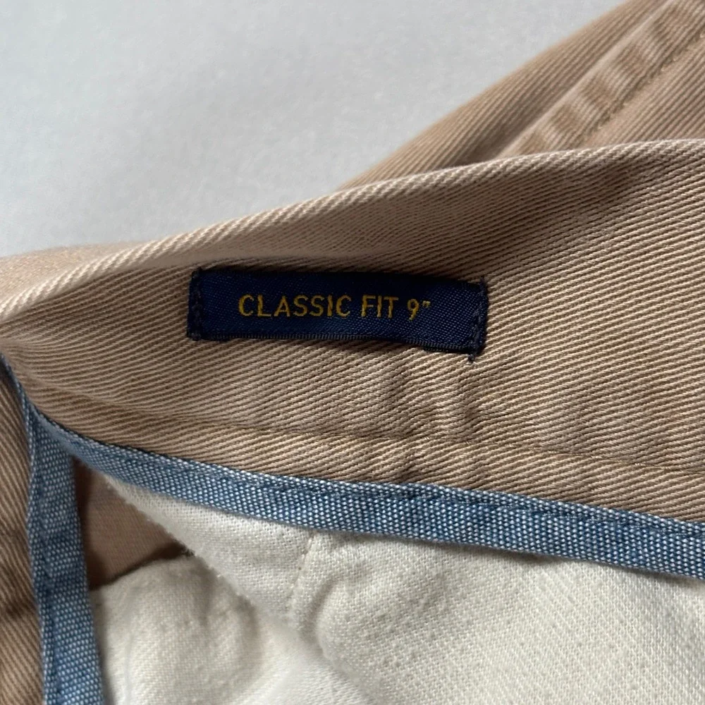 Polo Ralph Lauren Chino Shorts Mens 38 Tan Classic Fit 9